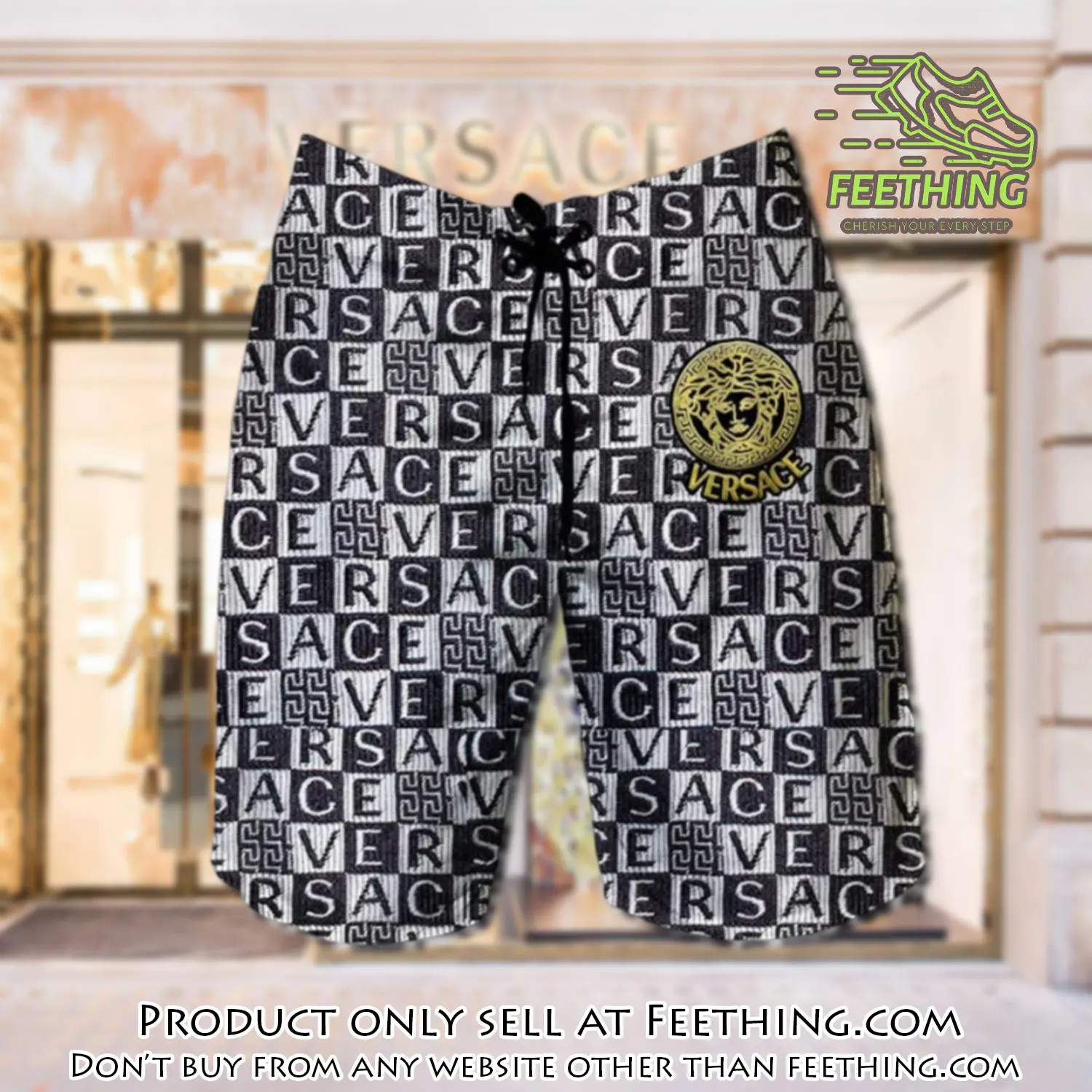 Versace medusa caro luxury brand premium fashion shorts for men ft4528555
